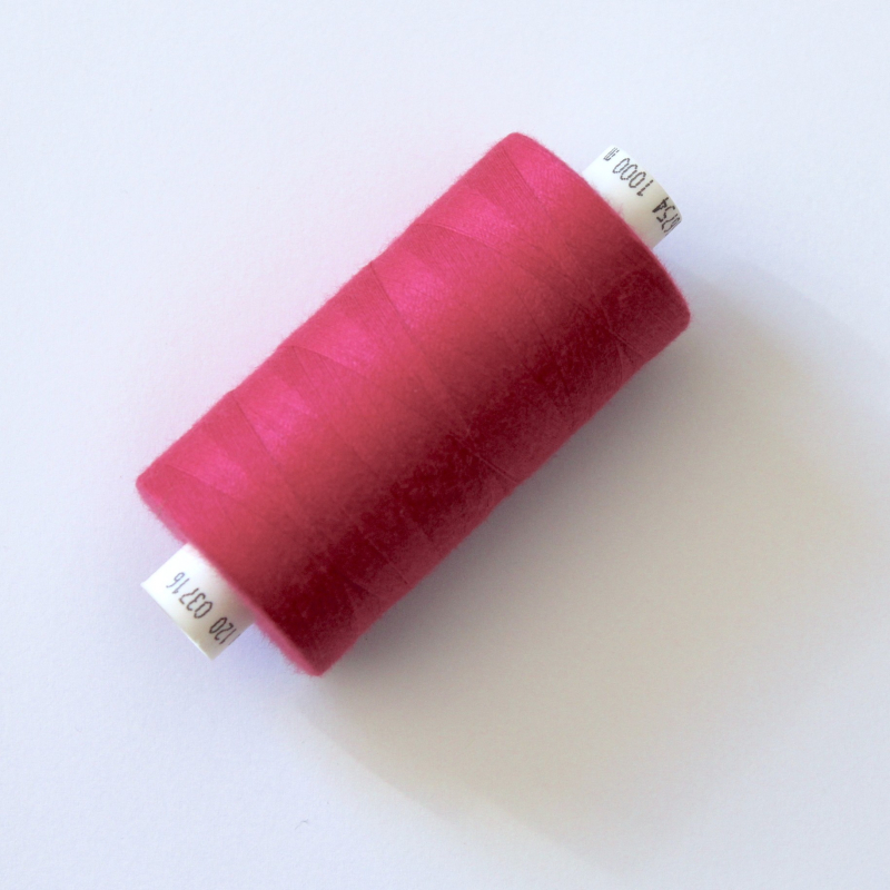 Fil à coudre Coats Coloris rose fuschia  - 1- Mercerie