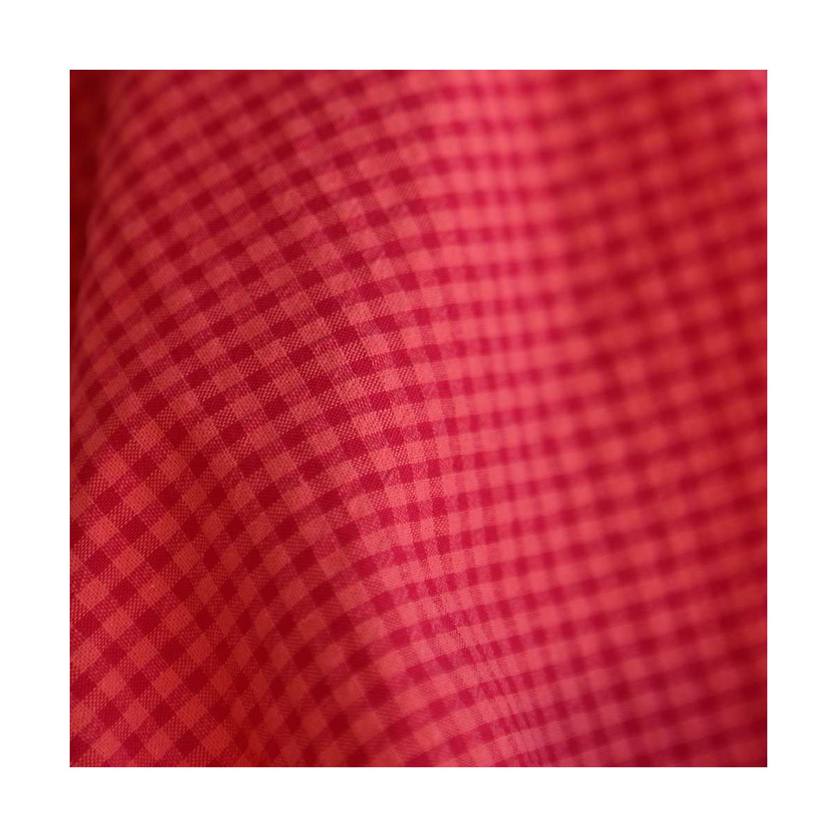 Seersucker / Coton gaufré vichy mini 3mm pastèque