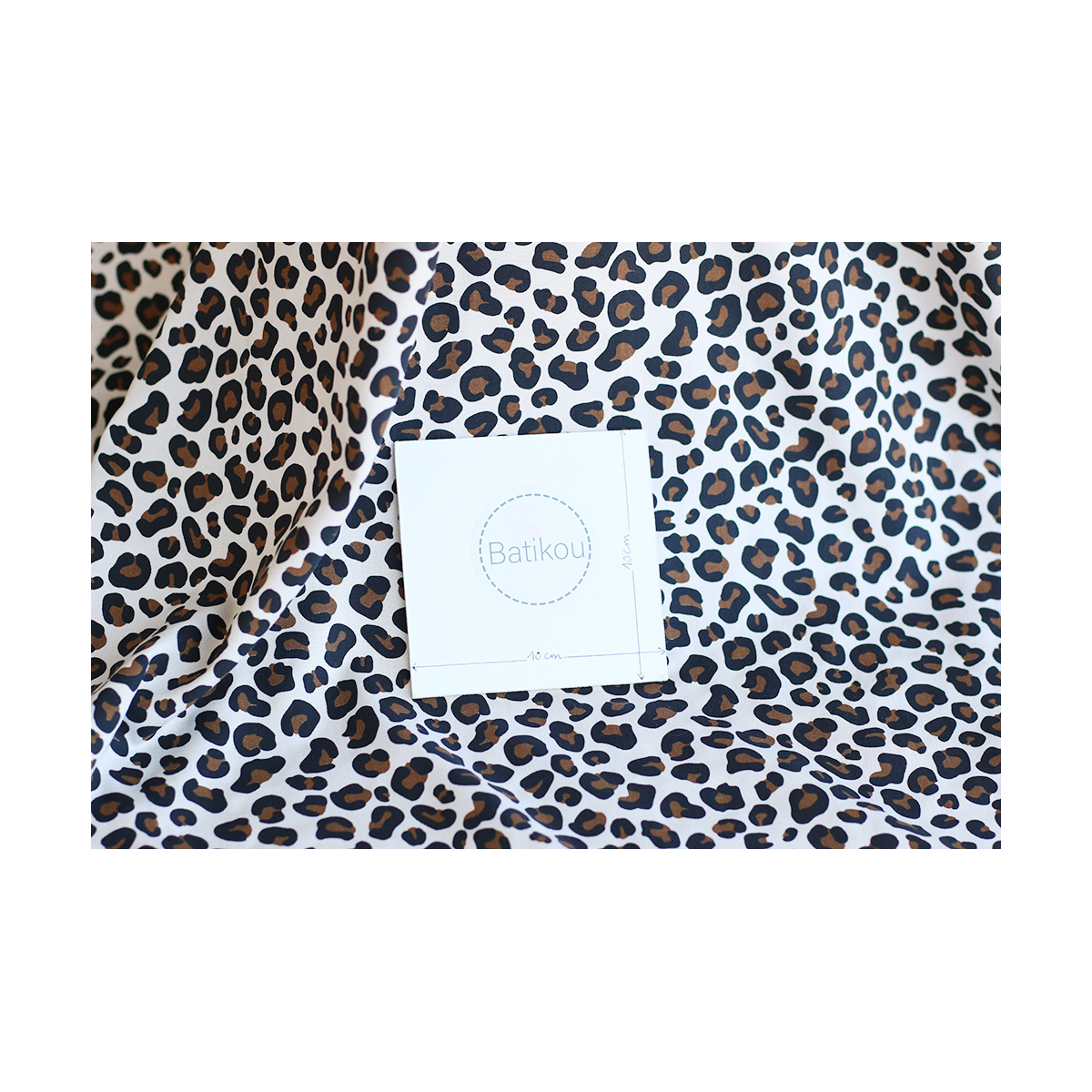 Lea - Viscose écru imprimé exclusif Graou