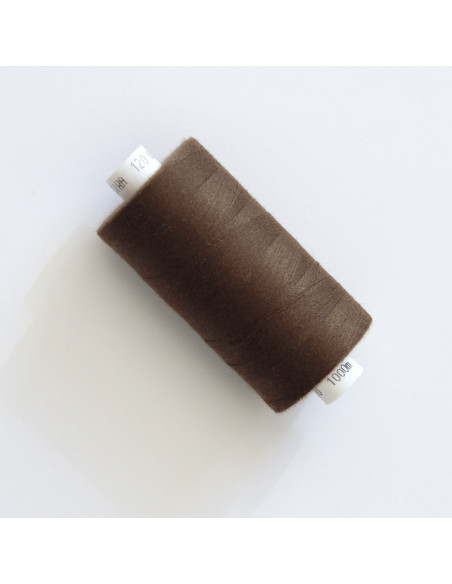 Fil à coudre Coats Coloris marron chocolat  - 1- Mercerie