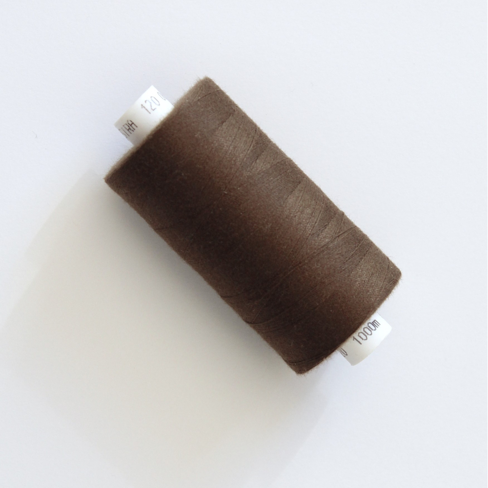 Fil à coudre Coats Coloris marron chocolat  - 1- Mercerie
