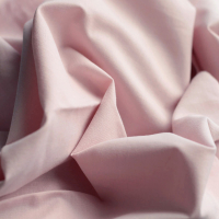 Popeline coton douce qualité SWEET coloris uni rose tendre