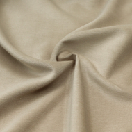 Velours ras coton organique coloris beige