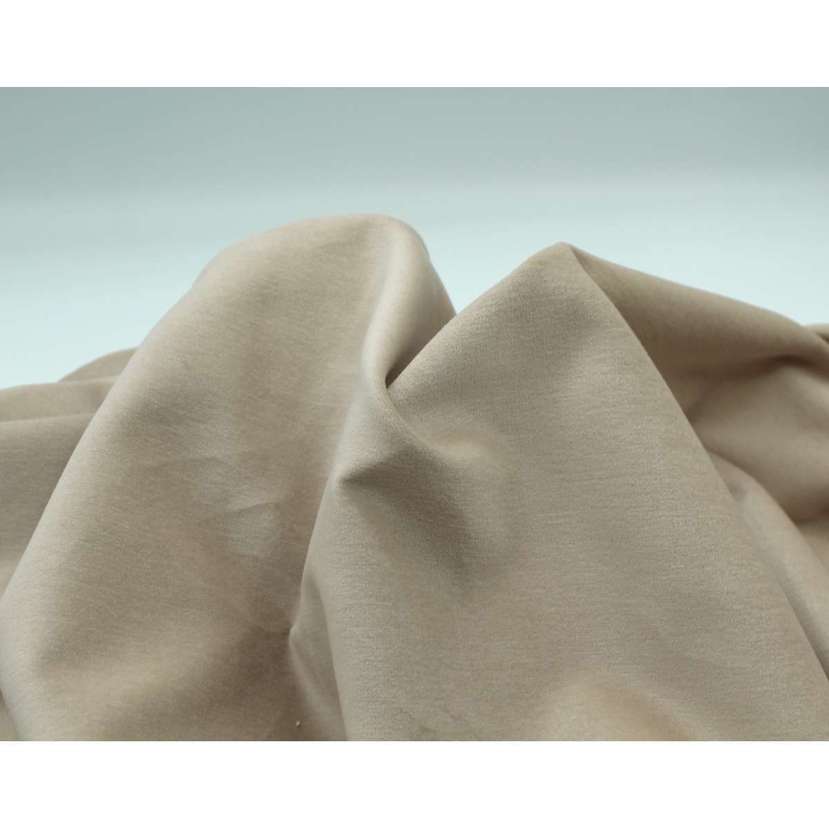 Velours ras coton organique coloris beige Velours ras coton organique coloris beige