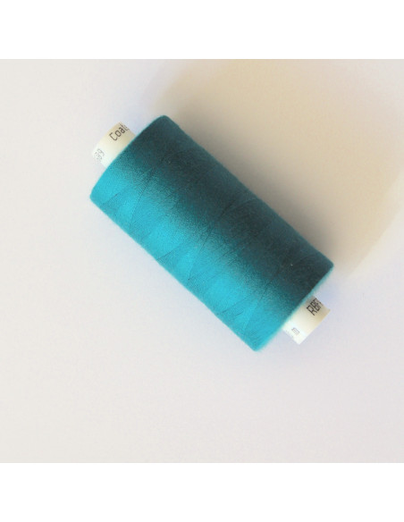 Fil à coudre Coats Coloris bleu paon  - 1- Mercerie