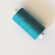 Fil à coudre Coats Coloris bleu paon  - 1- Mercerie