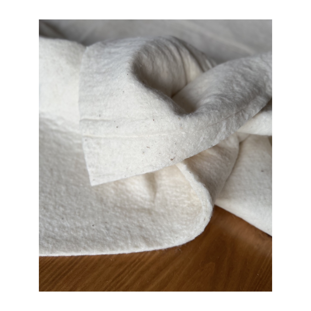 Ouate / molleton pur coton moyen 10mm Largeur 150cm