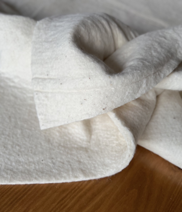 Ouate / molleton pur coton moyen 10mm Largeur 150cm