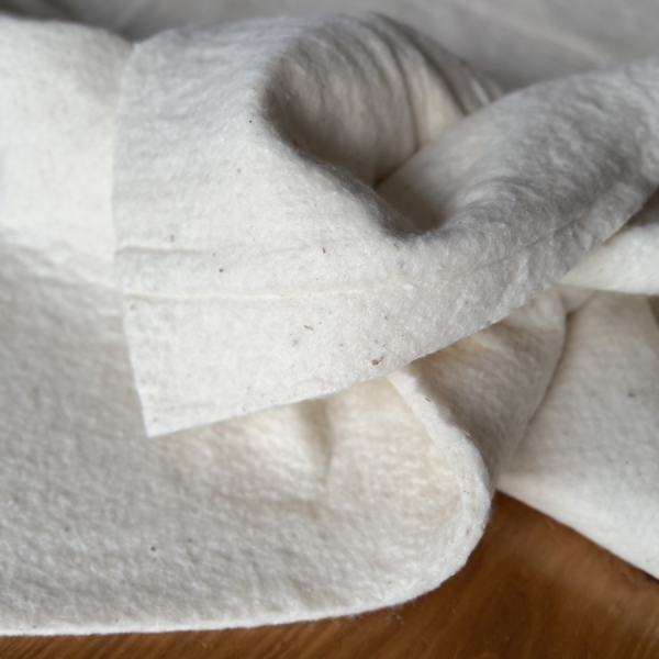 Ouate / molleton pur coton moyen 10mm Largeur 150cm