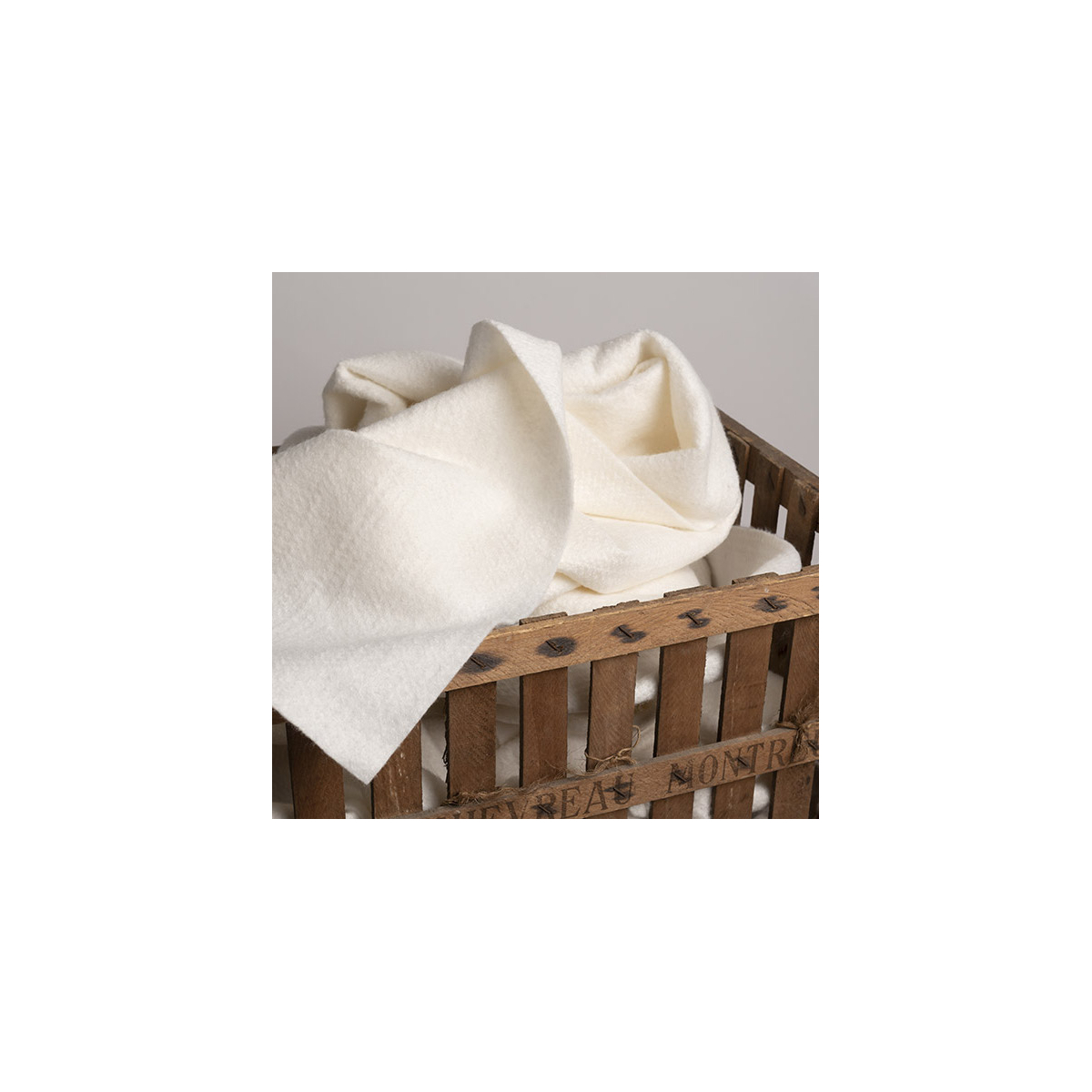 Molleton / ouate bambou sur non tissé Fabriqué en France largeur 125cm PSR Quilt France - 1