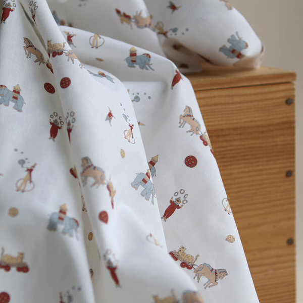 Bozo - Popeline douce coton personnages de cirque