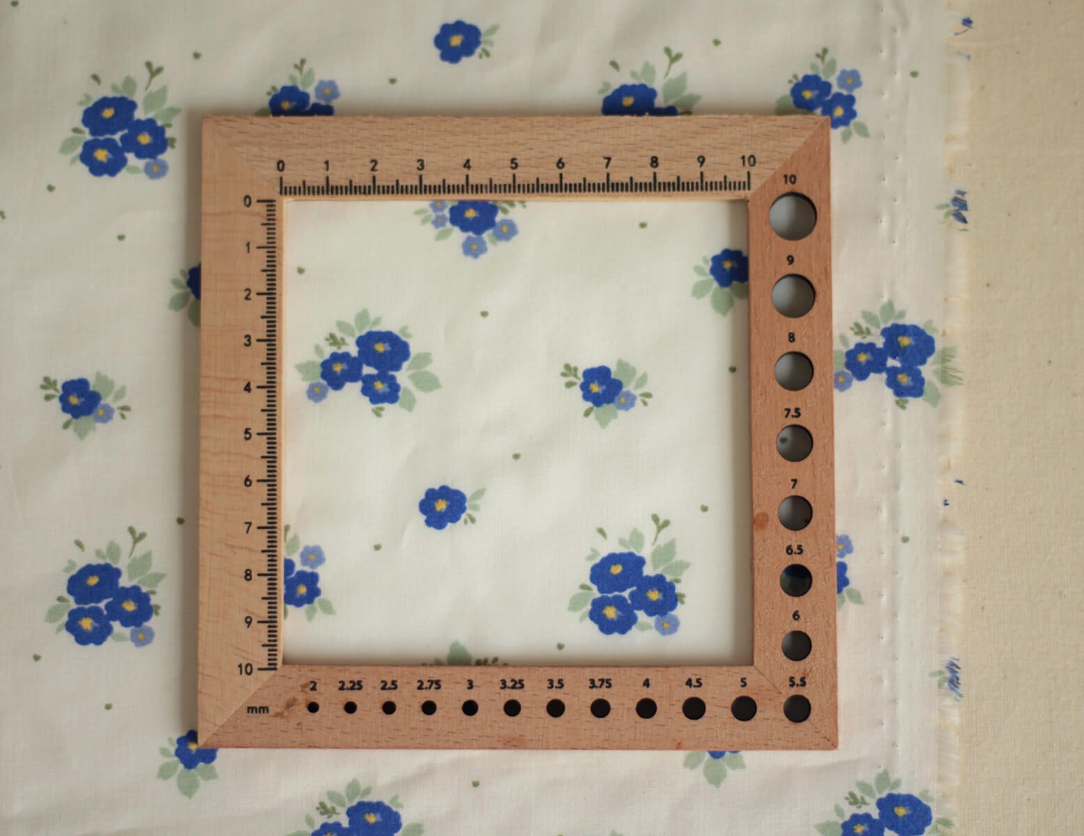 Rozen - Popeline coton SWEET douce imprimé exclusif bleu cobalt