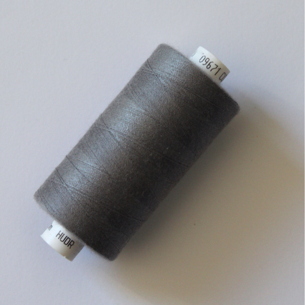 Fil à coudre Coats Coloris gris éléphant  - 1- Mercerie