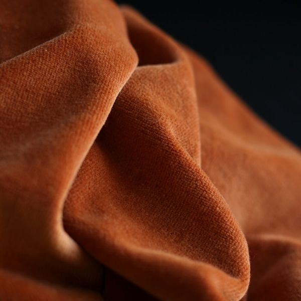 Velours nicky coloris rouille 2