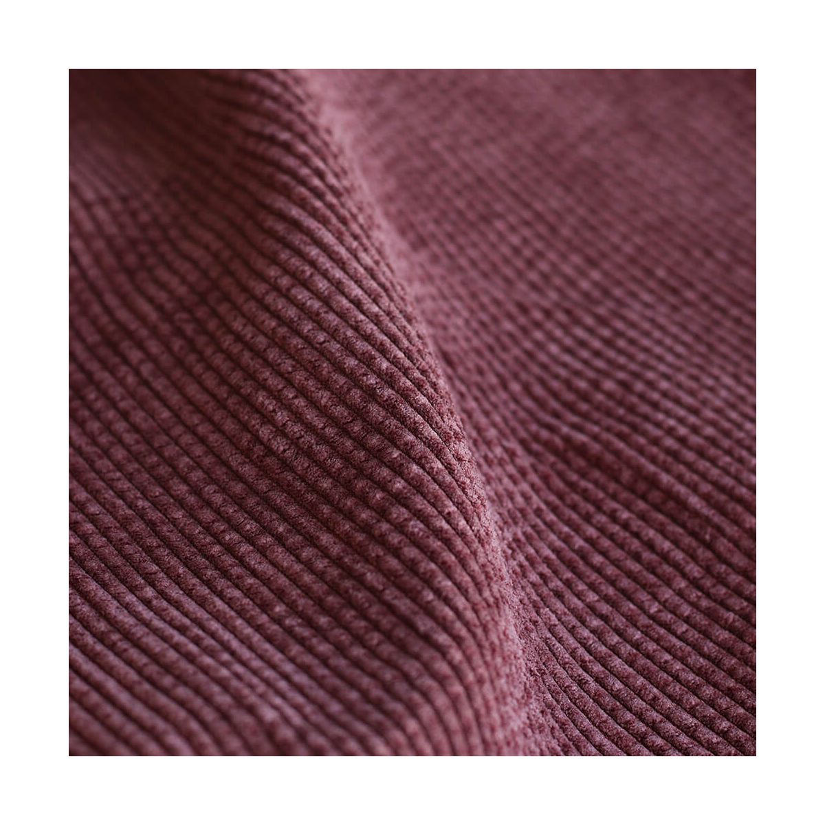 Velours côtelé coloris bois de rose