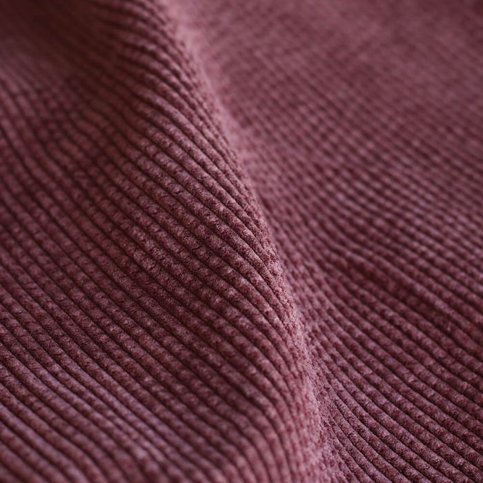Velours côtelé coloris bois de rose