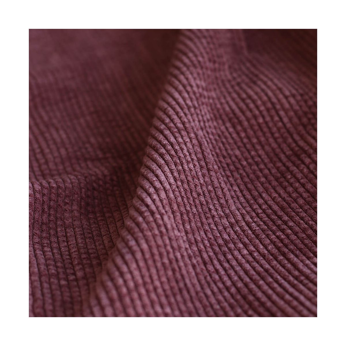 Velours côtelé coloris bois de rose