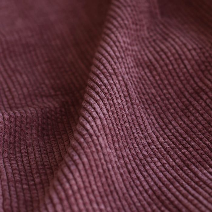 Velours côtelé coloris bois de rose
