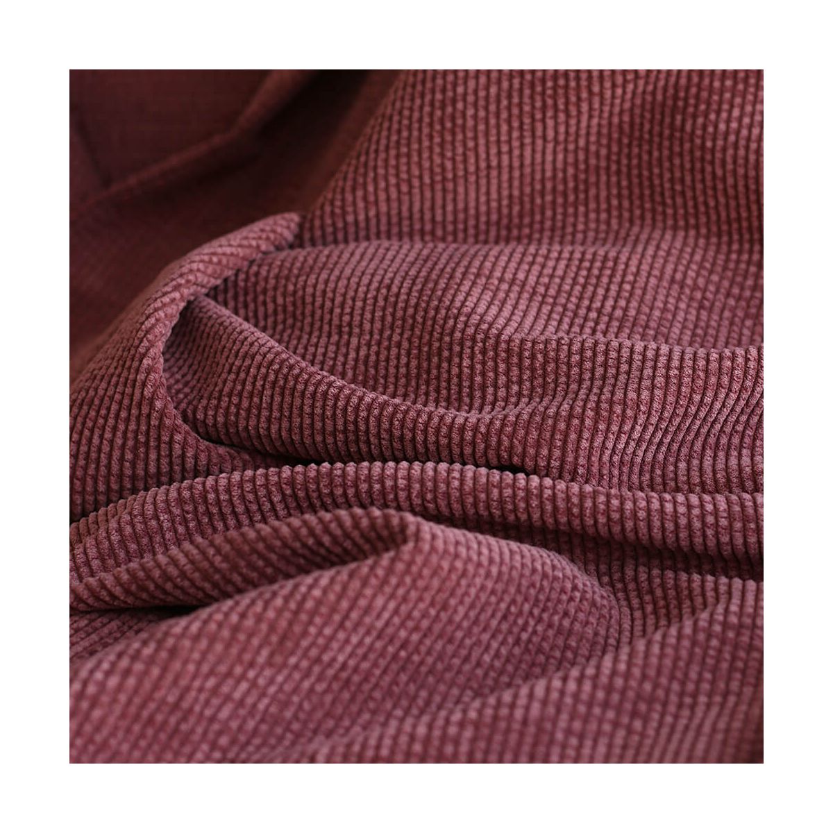 Velours côtelé coloris bois de rose