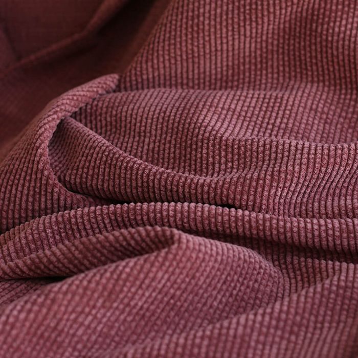 Velours côtelé coloris bois de rose
