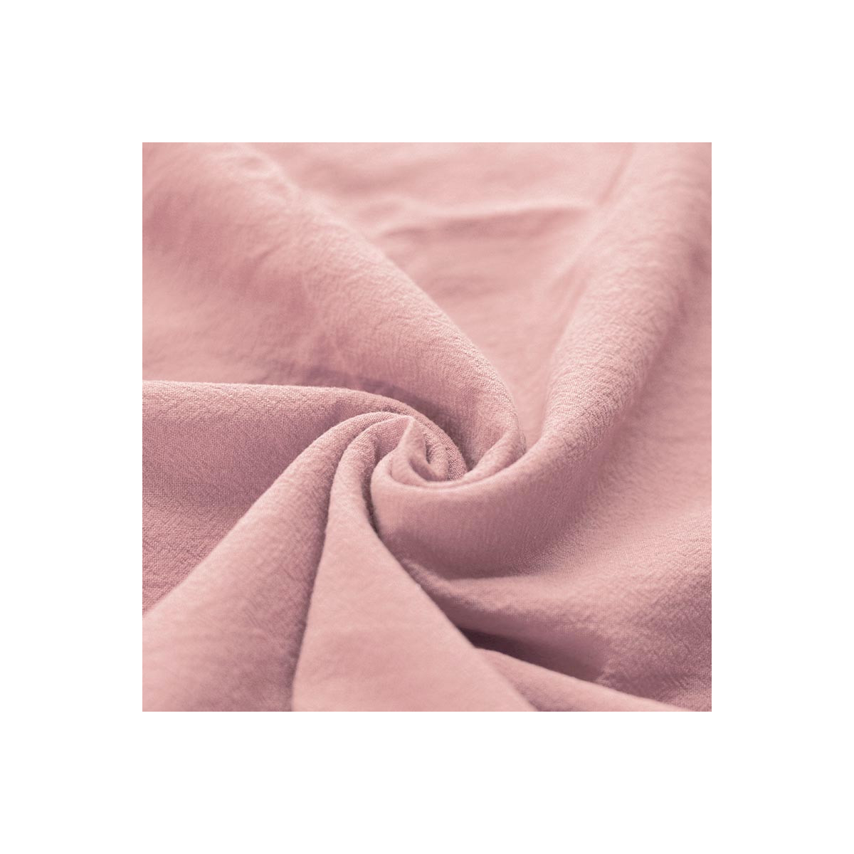Coton lavé coloris rose nude Qualité Oeko-tex - 1