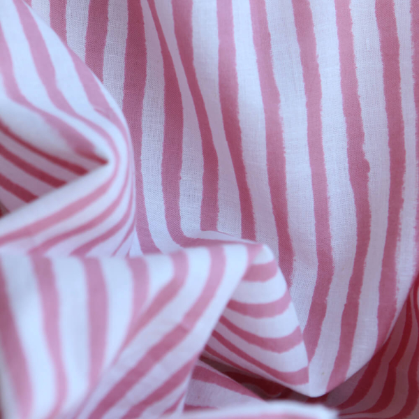 Ishara B - Tissu indien en coton imprimé main Hand Block 2