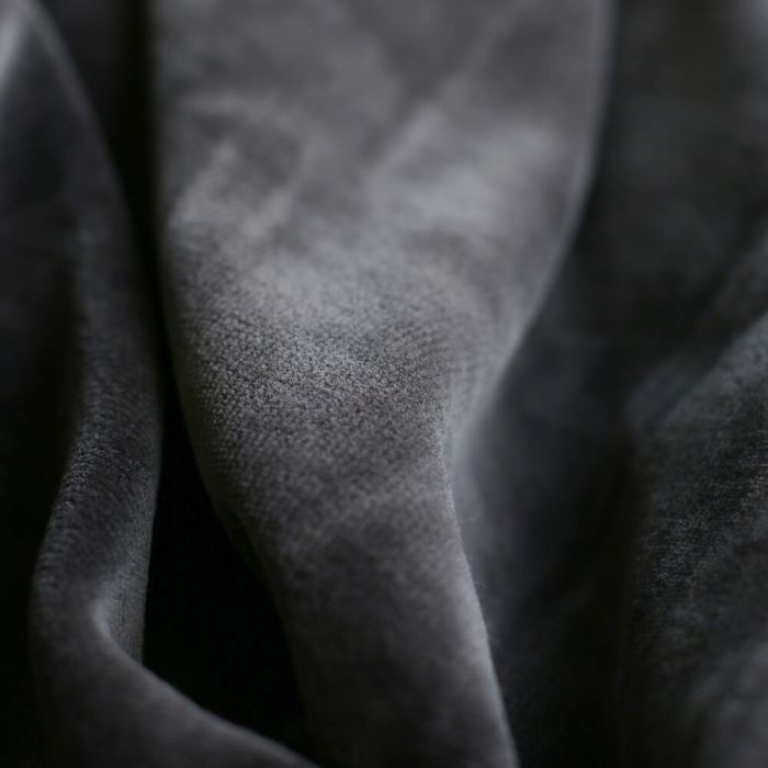 Velours nicky coloris gris anthracite