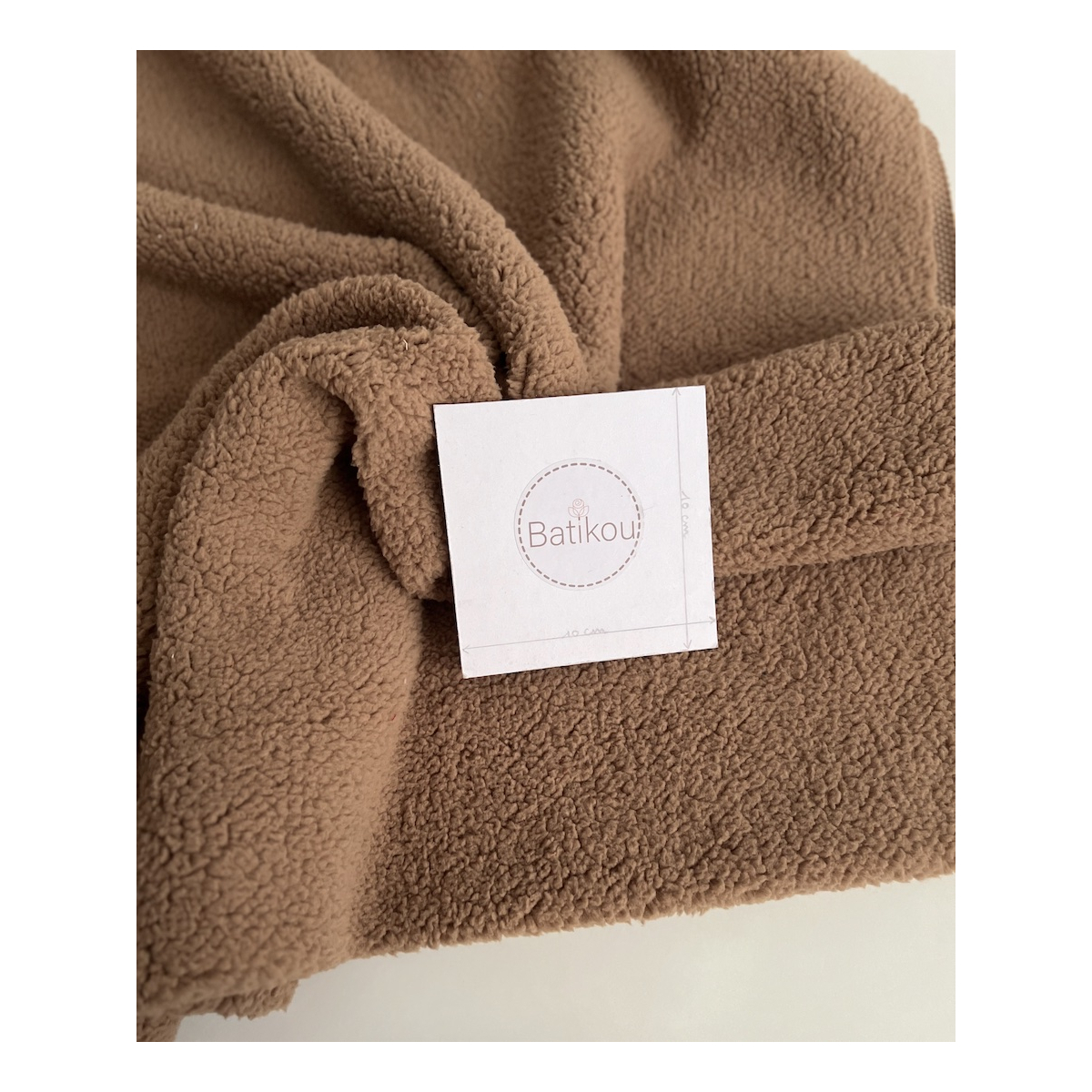 Teddy / moumoute bouclé coloris Cappuccino Mailles - 6