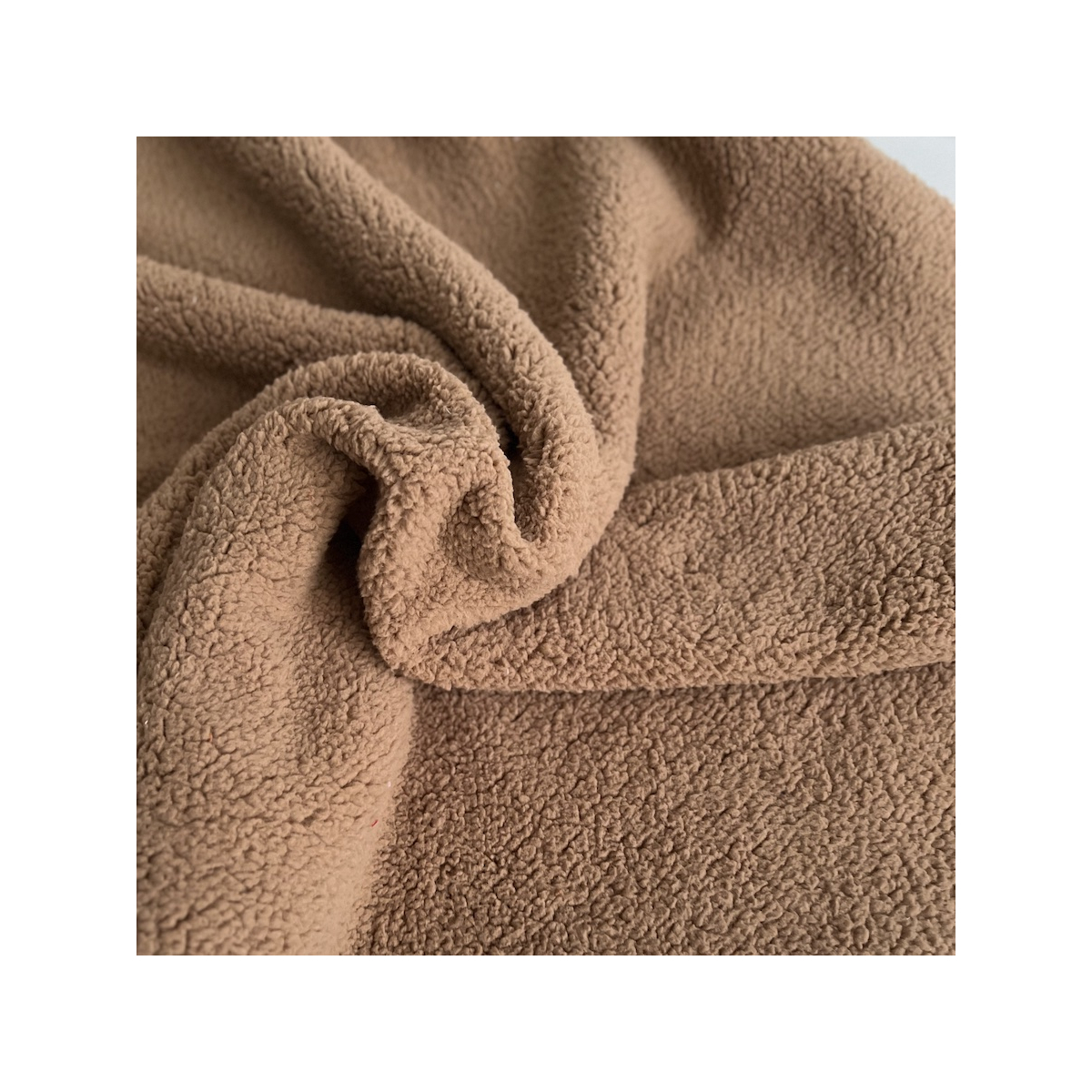 Teddy / moumoute bouclé coloris Cappuccino Mailles - 1