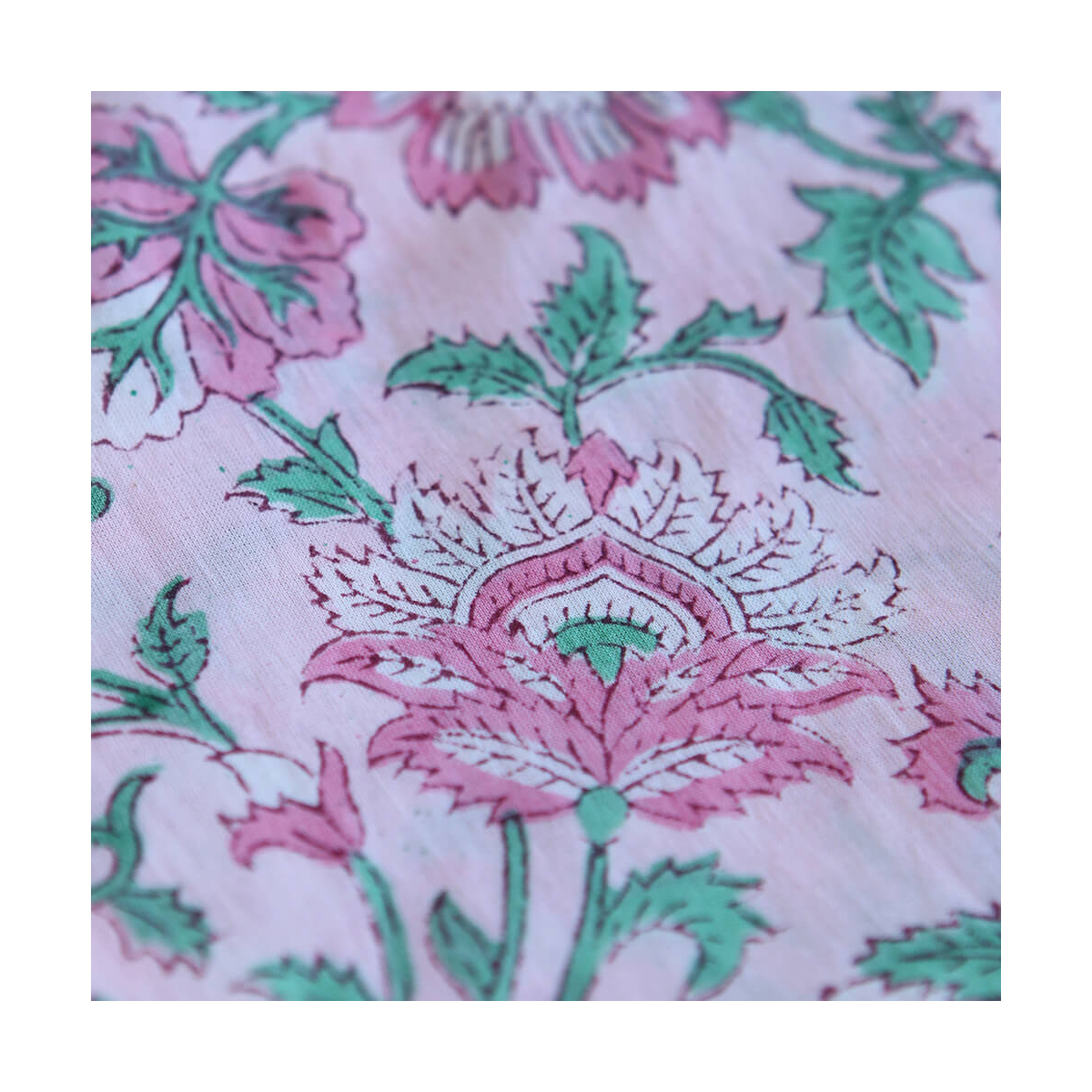 copy of Keya - Tissu indien en coton imprimé main Hand Block