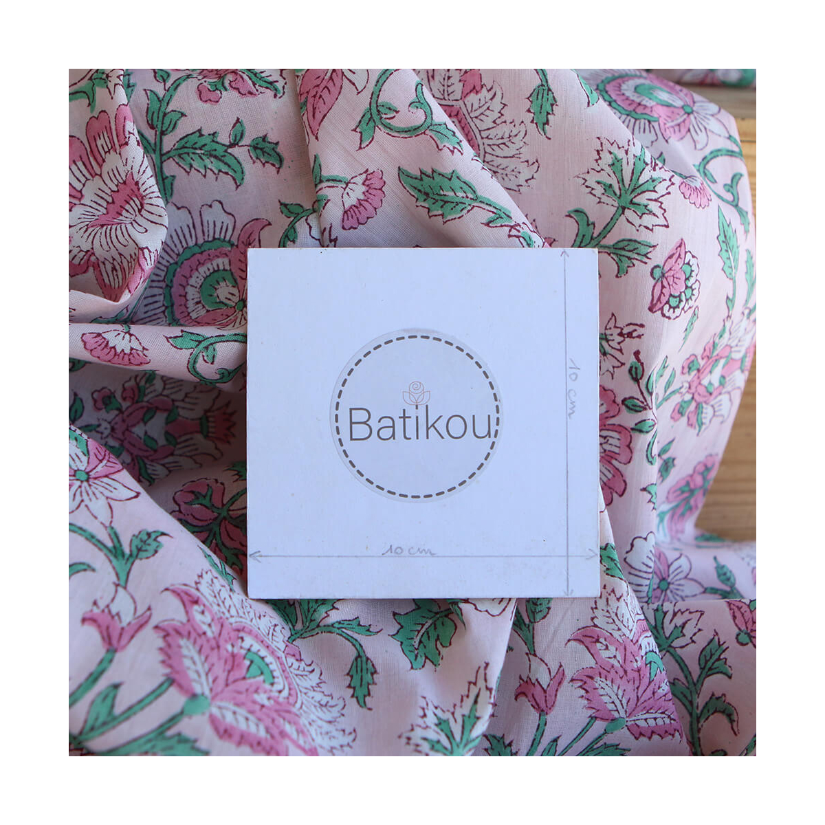 copy of Keya - Tissu indien en coton imprimé main Hand Block