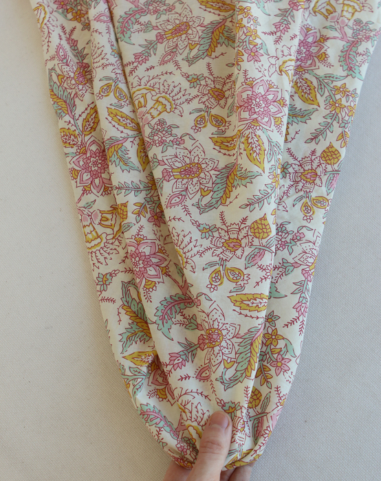 Naveen - Tissu indien coton hand block traditionnel