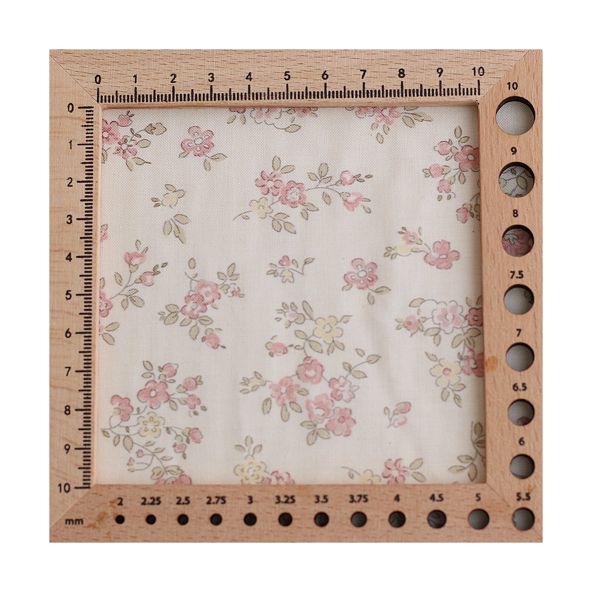 copy of Romy - Popeline douce coton organique fond ivoire imprimé fleuri