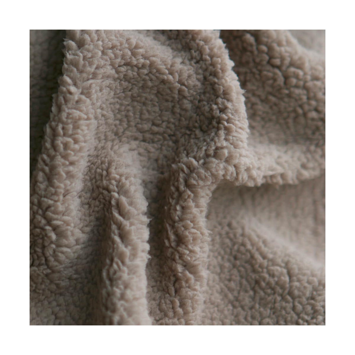 Teddy / moumoute bouclé coloris taupe