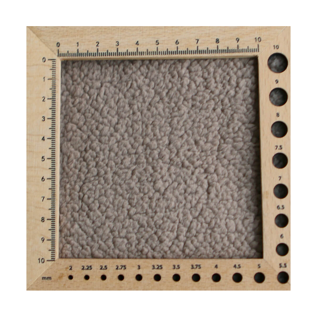 Teddy / moumoute bouclé coloris taupe