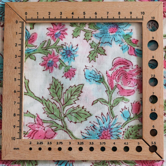 Sanjay - Tissu indien coton hand block traditionnel