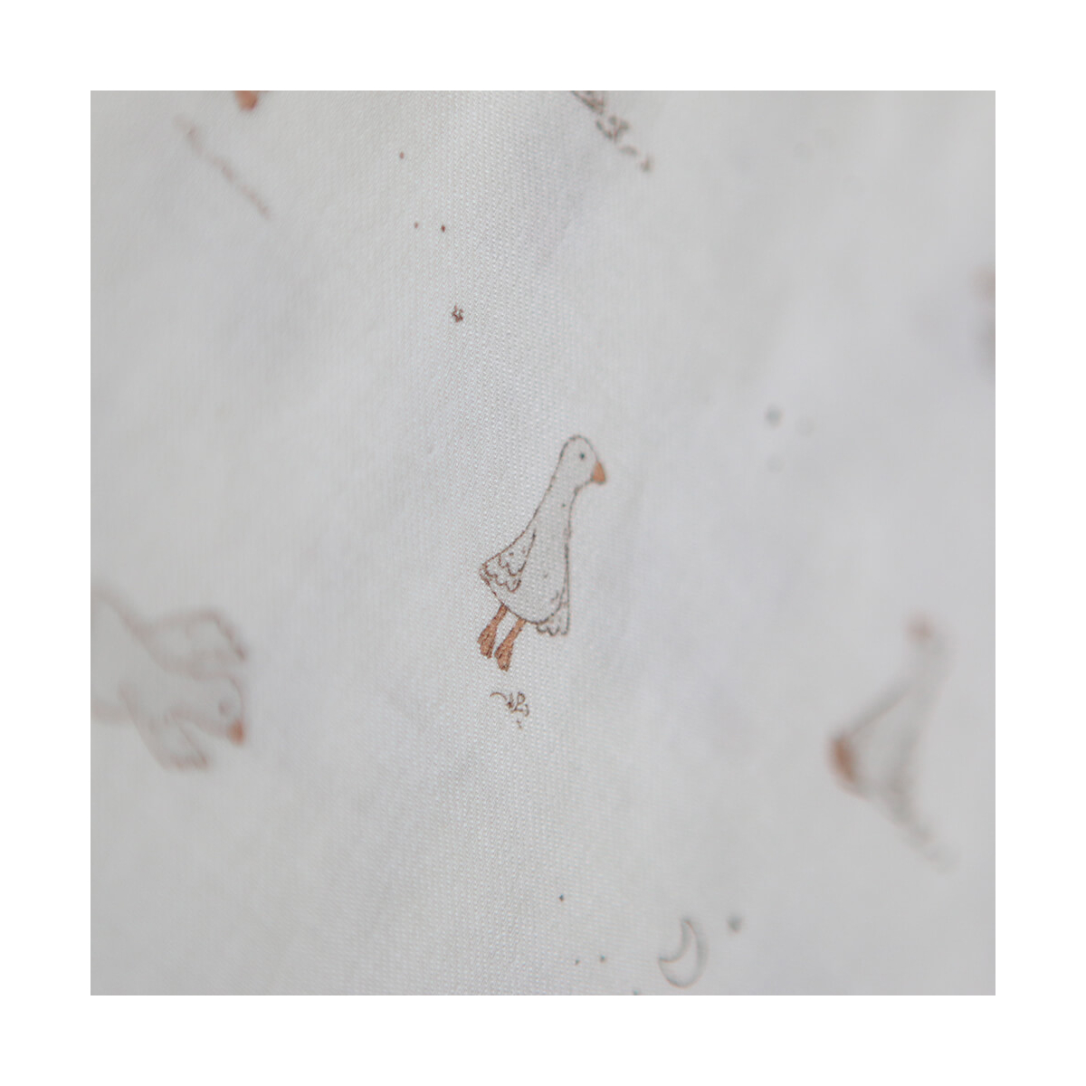 Anatole - Tissu sergé / twill fin coton organique imprimé petites oies