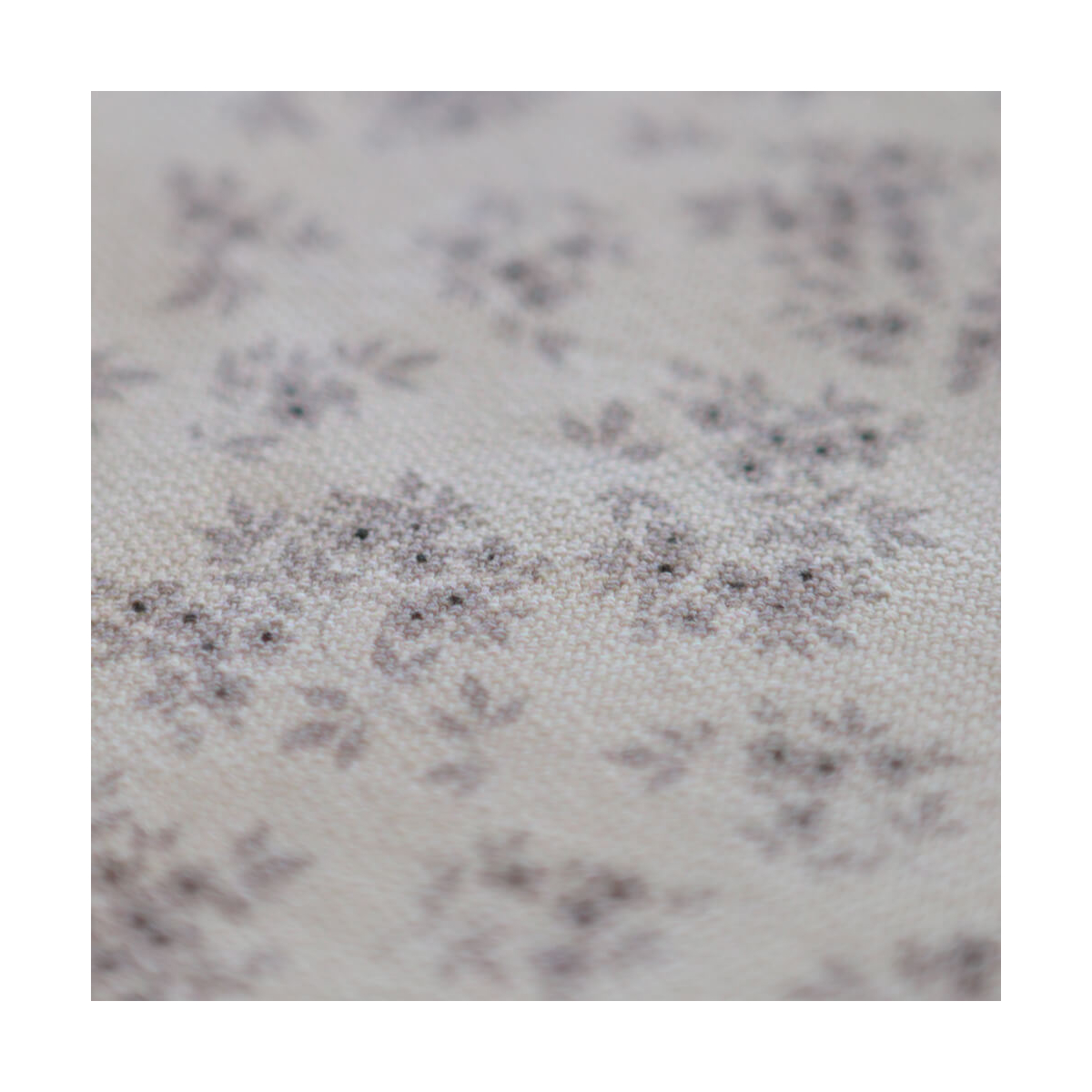 Soumeya - Toile de coton canvas motif exclusif taupe