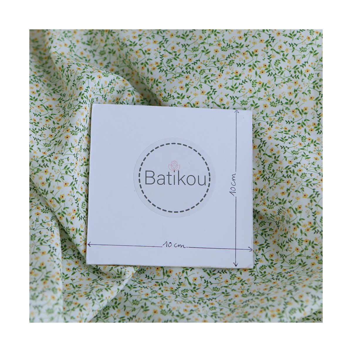 copy of Sephora - Batiste de coton douce à imprimé fleuri aquarelle