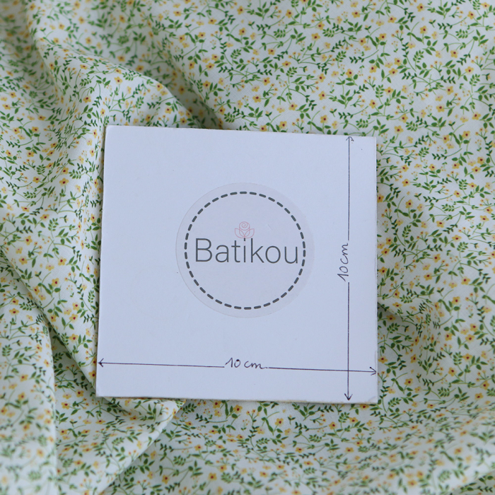 copy of Sephora - Batiste de coton douce à imprimé fleuri aquarelle