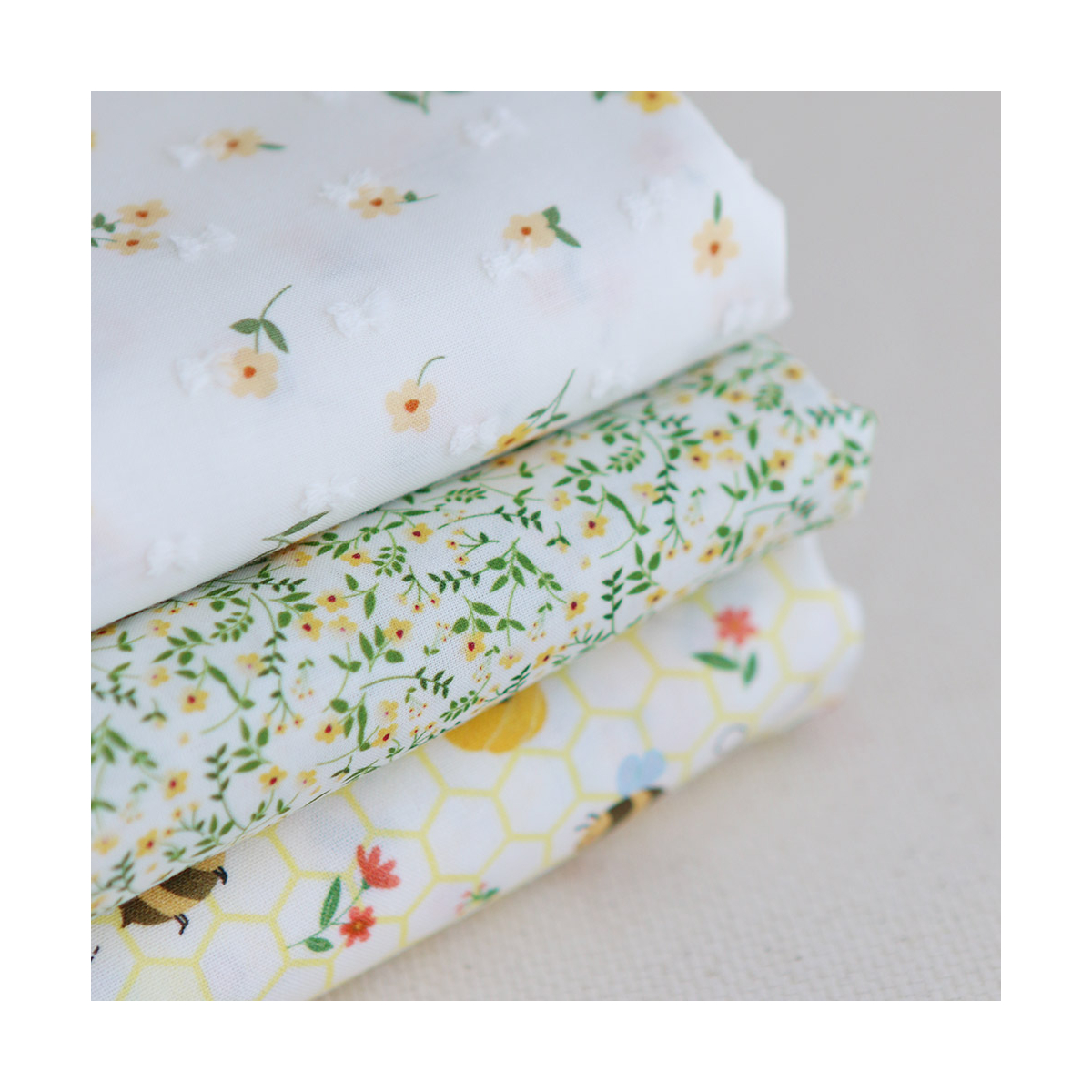 copy of Sephora - Batiste de coton douce à imprimé fleuri aquarelle