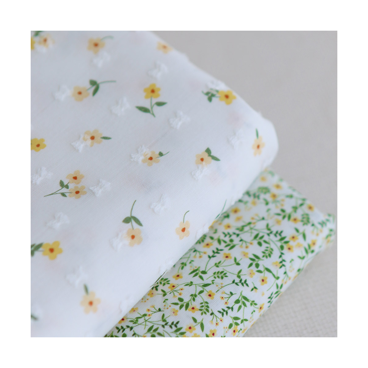 copy of Sephora - Batiste de coton douce à imprimé fleuri aquarelle