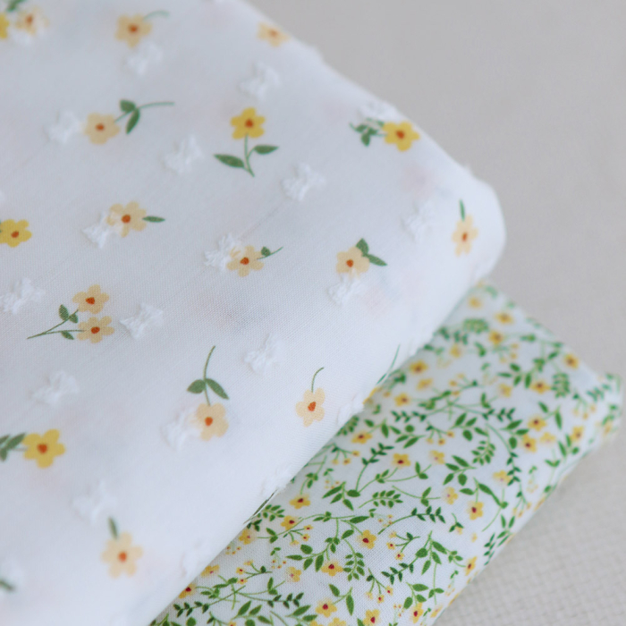 copy of Sephora - Batiste de coton douce à imprimé fleuri aquarelle