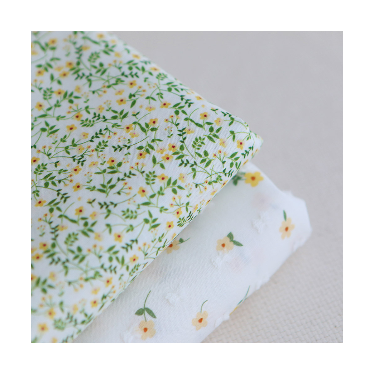 copy of Sephora - Batiste de coton douce à imprimé fleuri aquarelle