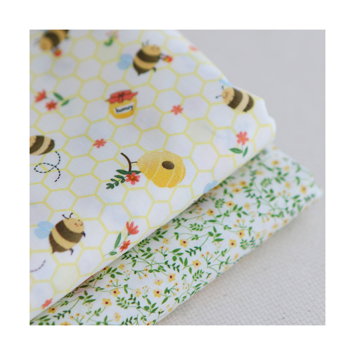 copy of Sephora - Batiste de coton douce à imprimé fleuri aquarelle