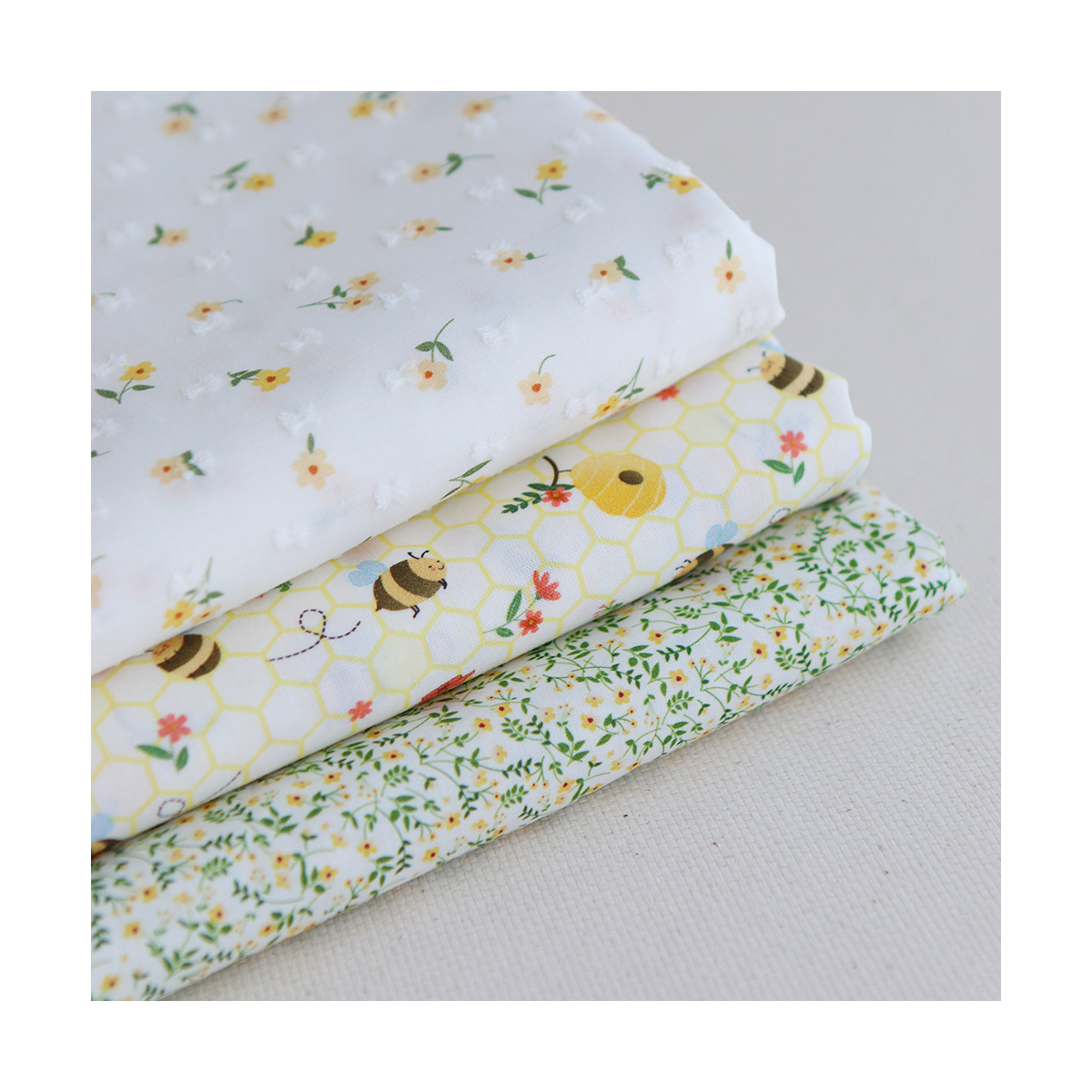 copy of Sephora - Batiste de coton douce à imprimé fleuri aquarelle