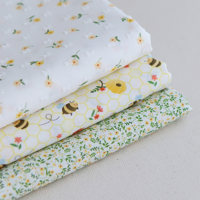 copy of Sephora - Batiste de coton douce à imprimé fleuri aquarelle