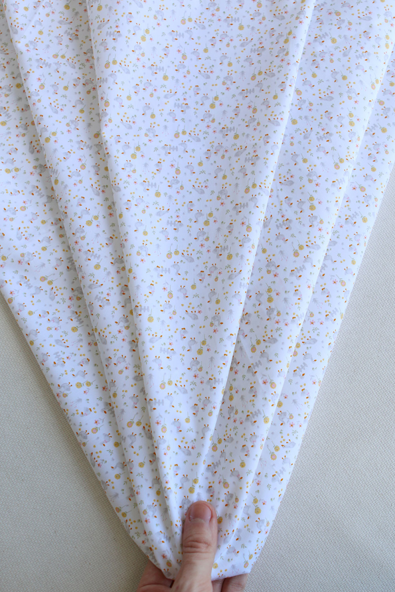 Otis - Popeline de coton BIO imprimé petits canards