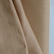 Lin lavé fin coloris Camel