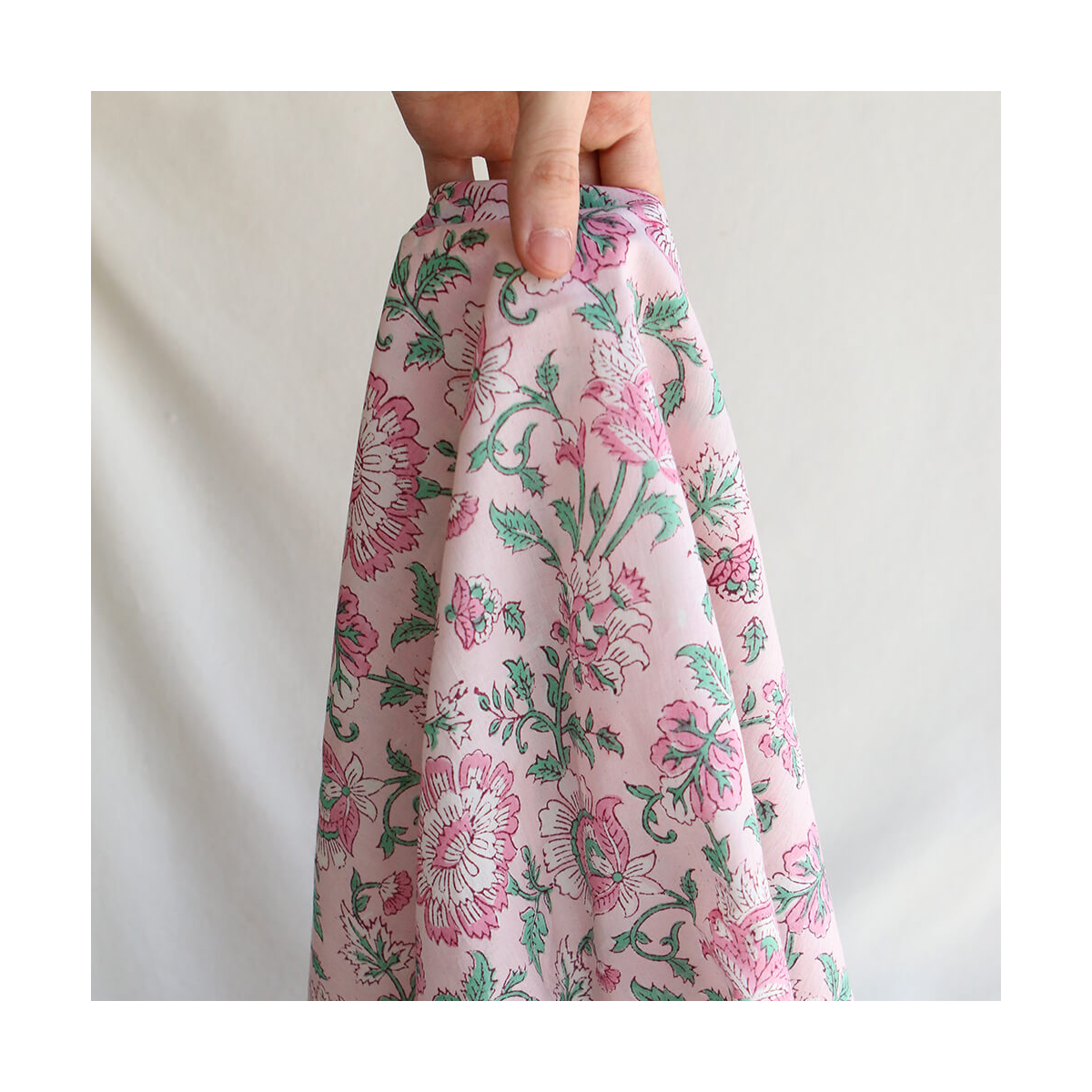 copy of Keya - Tissu indien en coton imprimé main Hand Block